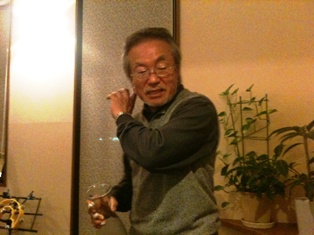 高橋朗 彫刻展オープニングパーティ 長井高校昭和48年卒業生だより